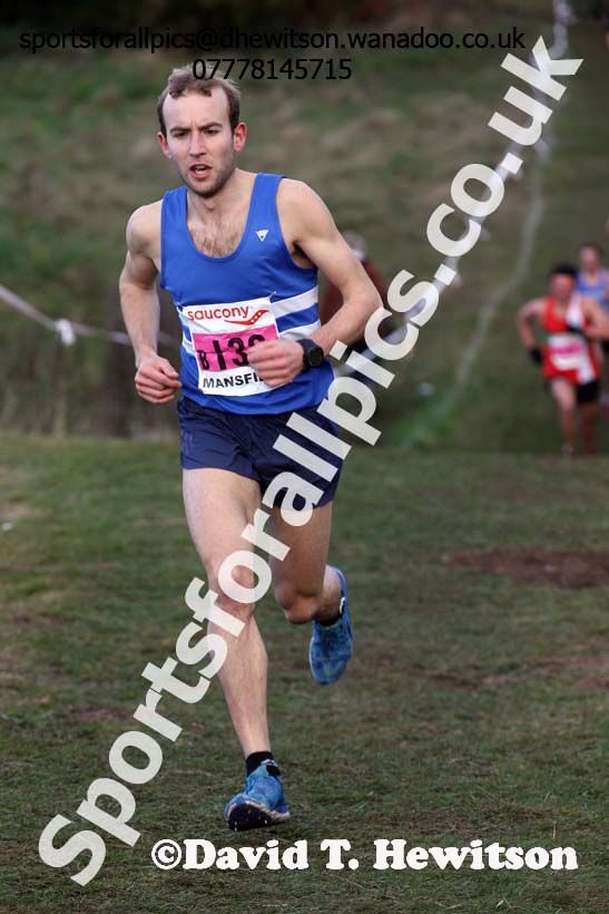 Senior men, 2016 National Cross Country Relays, Berry Hill Park, Mansfield. Photo: David T. Hewitson/Sports for All Pics